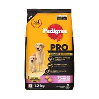 Pedigree Pro Puppy Large Breed Dry Dog Food 1.2 Kg