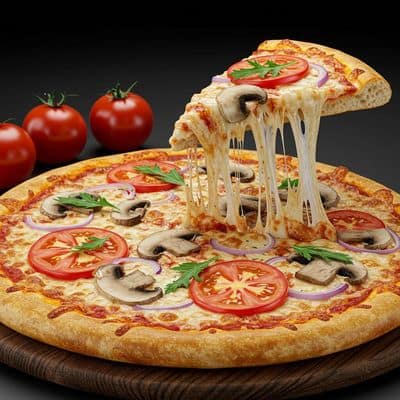Mushroom Mania Pizza