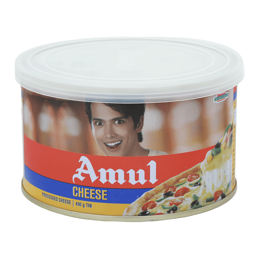 Amul Processed Cheese, 400 G Tin