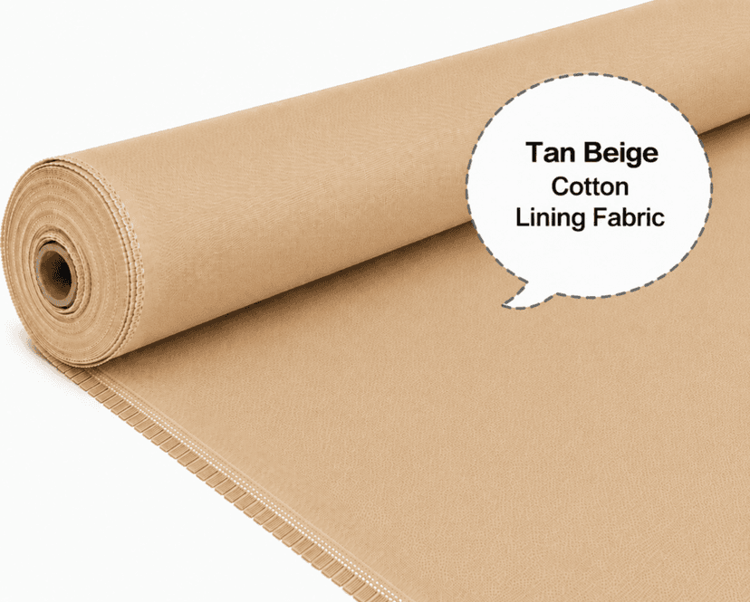 Tan Beige Cotton Lining Fabric – Chhota Panna, Tan Beige Cotton Lining Cloth – Chhota Panna, Beige Cotton Lining Fabric – Chhota Panna, Cotton Garment Lining Fabric – Chhota Panna, Tailoring Cotton Lining Fabric – Chhota Panna view 2