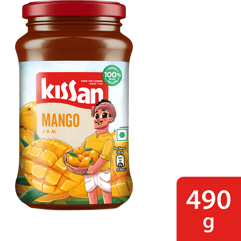 Kissan Mango Jam, 490 G Jar
