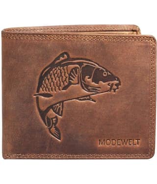 MODEWELT Brown Leather Men's Regular Wallet ( Pack of 1 )