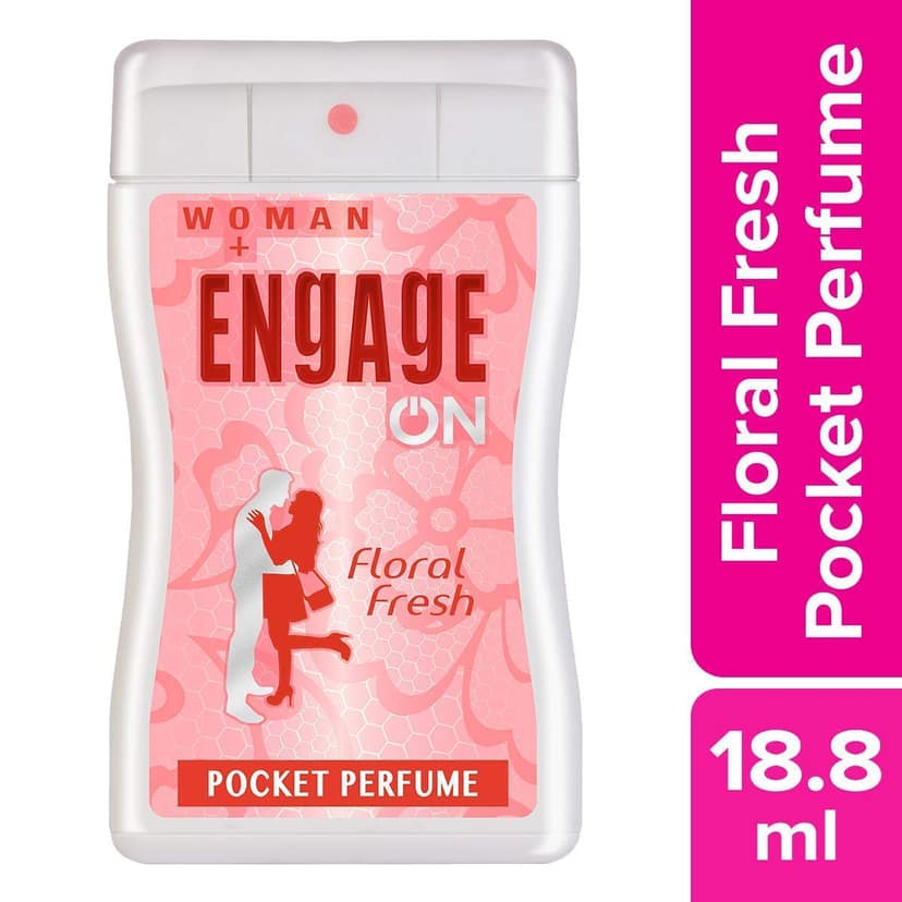 Engage On Floral Fresh Perfume For Women, Fruity & Floral, Skin Friendly, 18Ml view 2