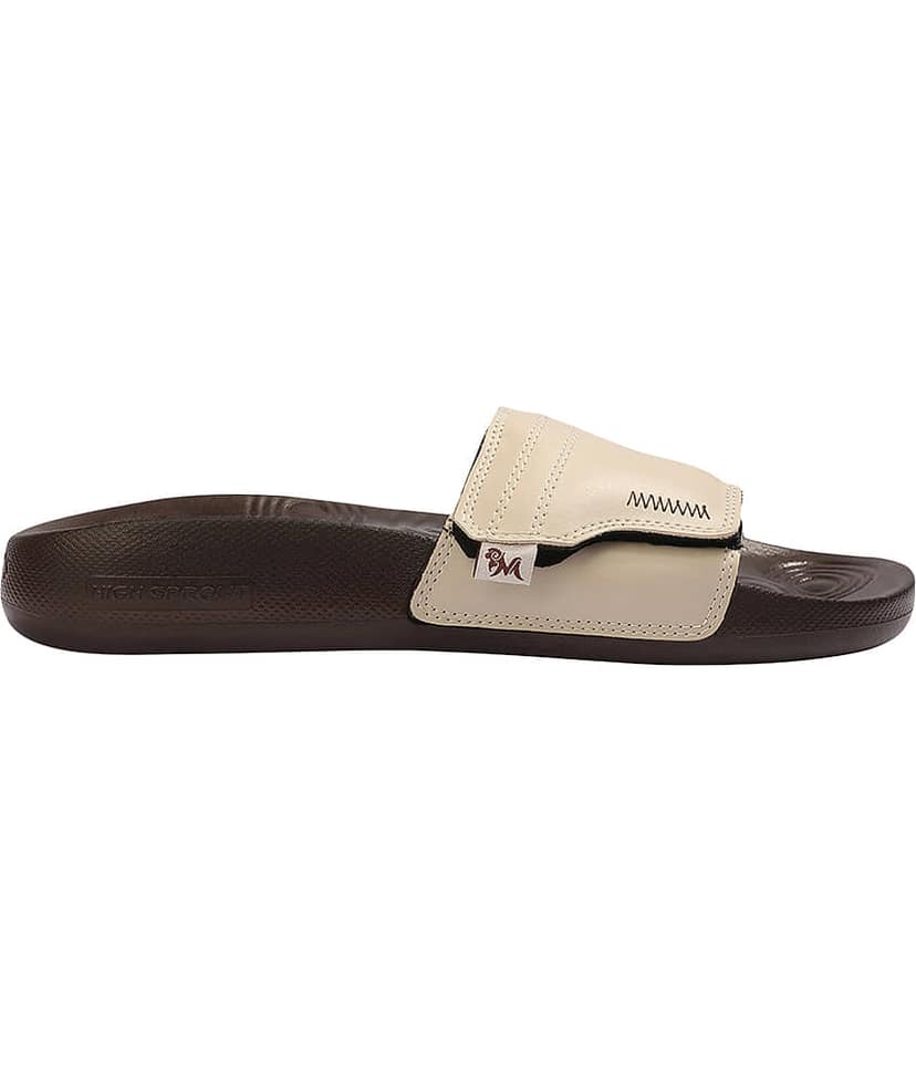 Neemans High Sprout Cush Slides Brown Men's Slide Flip Flop view 2