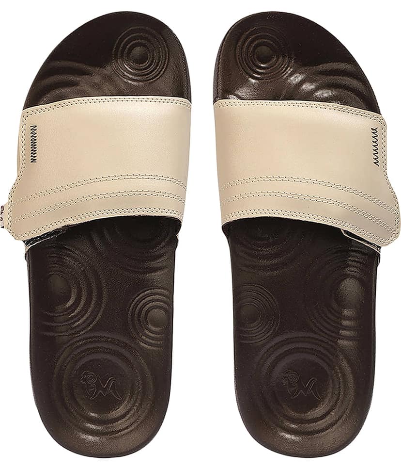 Neemans High Sprout Cush Slides Brown Men's Slide Flip Flop view 3