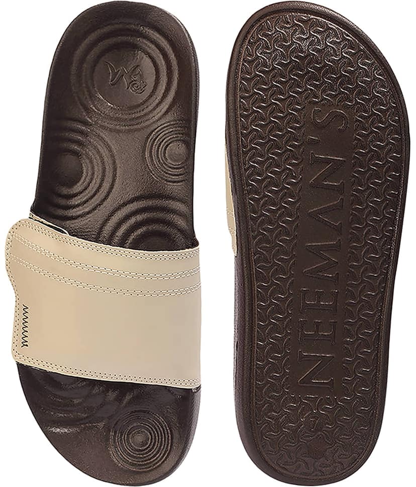 Neemans High Sprout Cush Slides Brown Men's Slide Flip Flop view 4