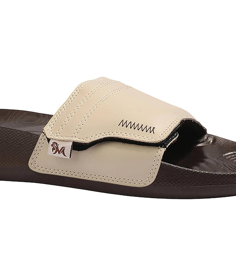 Neemans High Sprout Cush Slides Brown Men's Slide Flip Flop view 5
