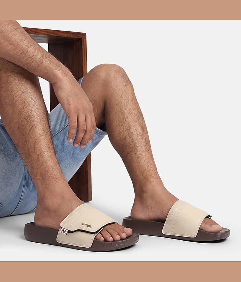 Neemans High Sprout Cush Slides Brown Men's Slide Flip Flop view 6