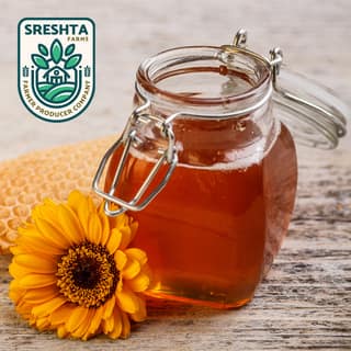 Sreshta Farms Organic Forest Raw Honey for Immunity & Health