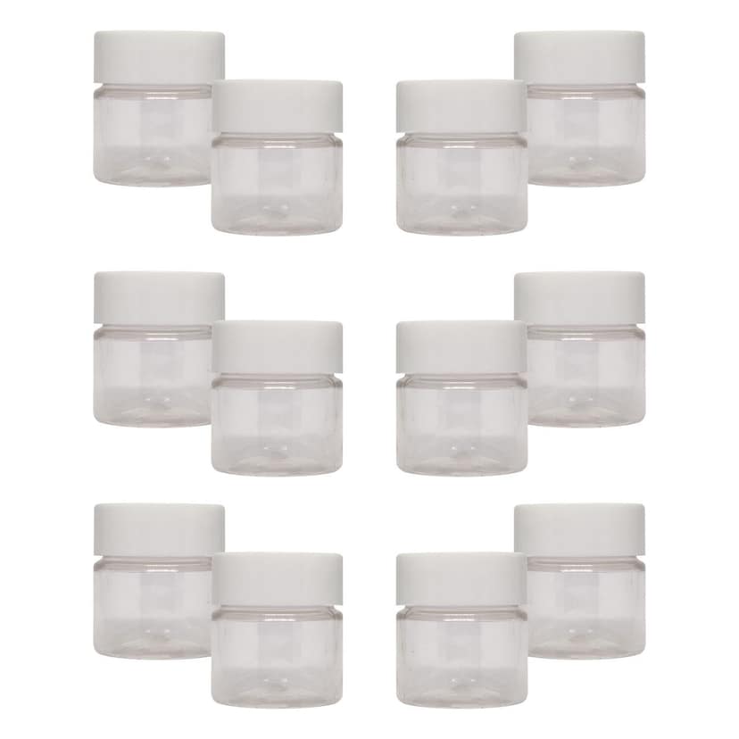Puramio Round Pet Jar - Each 15 ml (Set of 12)