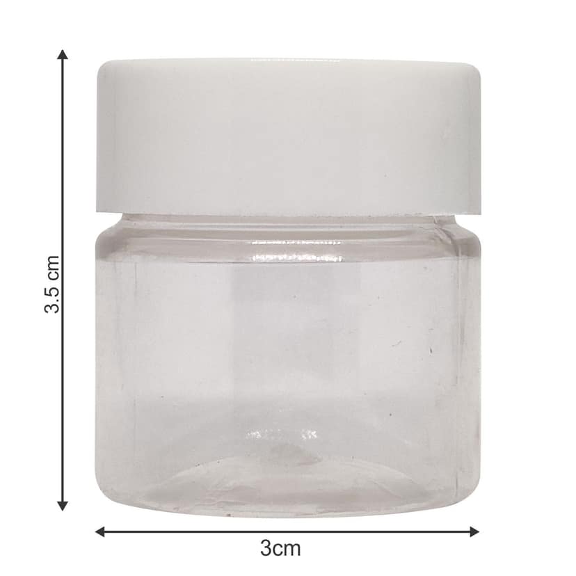 Puramio Round Pet Jar - Each 15 ml (Set of 12) view 2