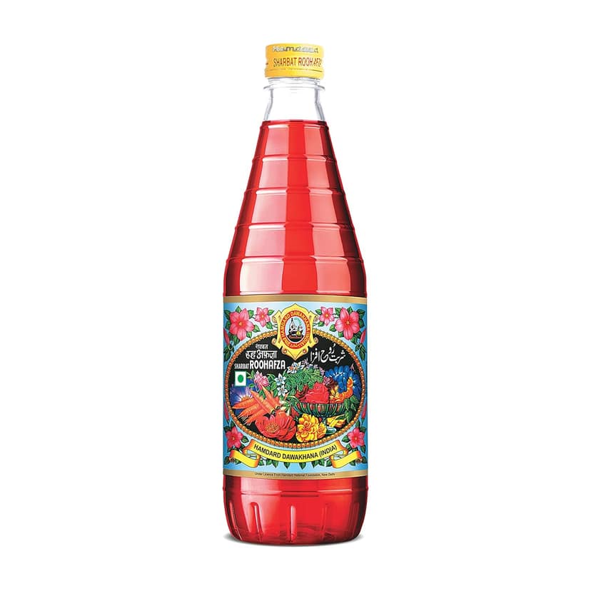 Hamdard Dawakhana Roohafza Sharbat, 750Ml view 2