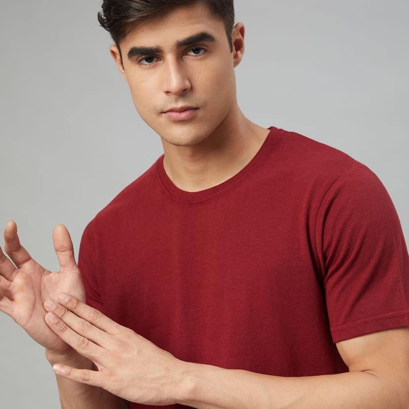 FTX Men Roundneck Cotton Rich Tshirt view 3