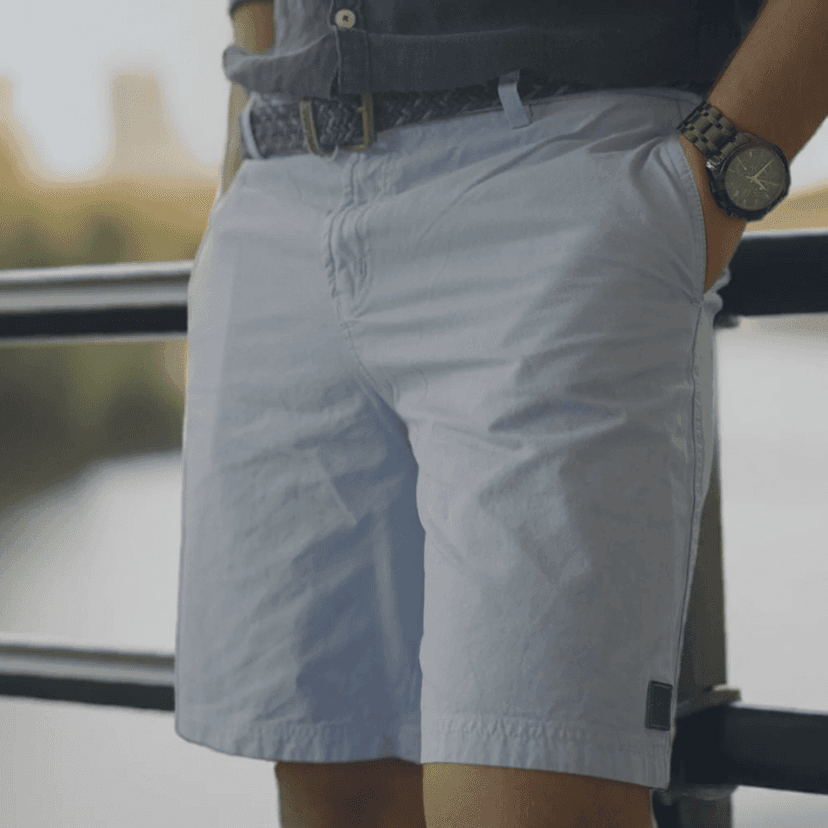 Johnny Gorkha Men's 100% Cotton Summer Shorts | Natural Fabric