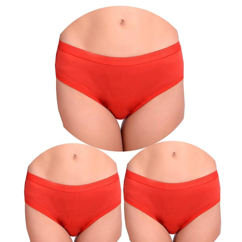 Cotton Full Coverage Hipster Panties Pack 3 view 7