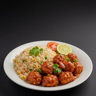 Chilli Chicken Combo With Rice