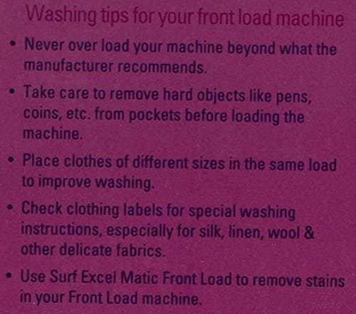 Surf Excel Matic - Front Load, 1kg Carton view 2