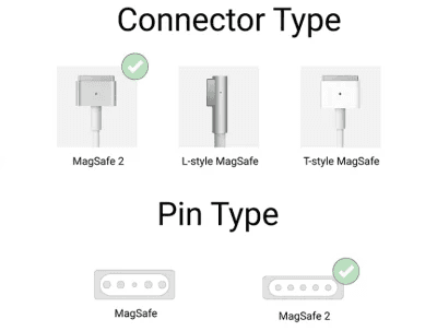 Apple Laptop Charger/Adapter 85W 20V/4.25A Magsafe 2, MacBook Pro 38.1cm -Compatible view 4