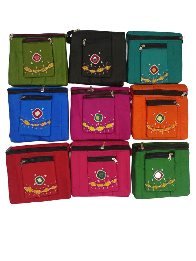 Cotton Sling Bag Small with Adjustable Strap view 4