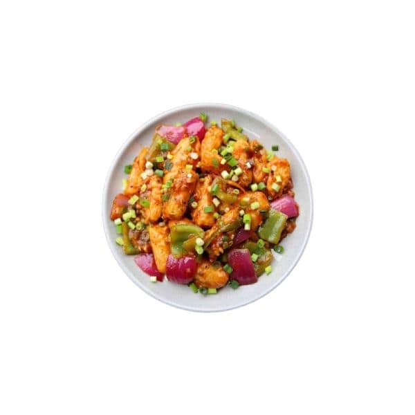 Mushroom Baby Corn Chilli Half