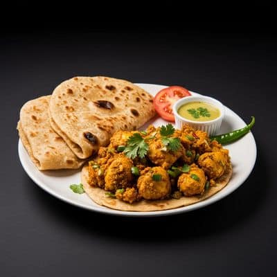 Chapathi With Chicken Sukka