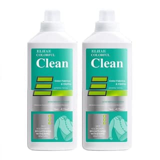 ELHAE Colorful Clean Liquid Detergent for Color Fabrics | 8-in-1 Deep Clean Power | Brightening & Stain Removal Formula | Gentle on Clothes | Pack of 2 (425ml Each)