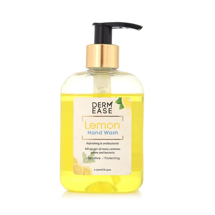 Dermease Pure Hand Wash for Gentle Clean & Hydration Lemon