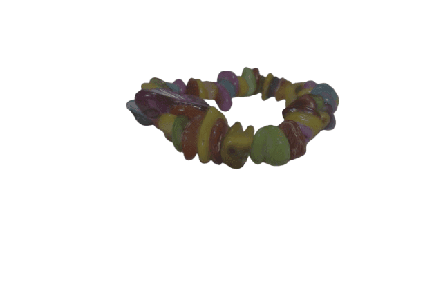 Colorful Gemstone Chip Bracelet - Natural Stone Jewelry view 2