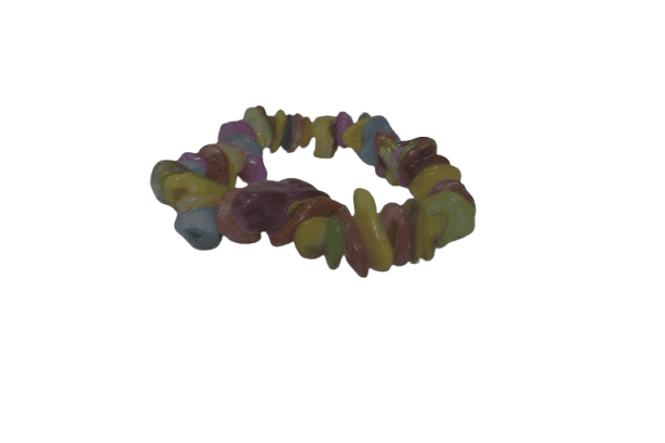 Colorful Gemstone Chip Bracelet - Natural Stone Jewelry view 3