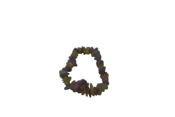 Colorful Gemstone Chip Bracelet - Natural Stone Jewelry view 4