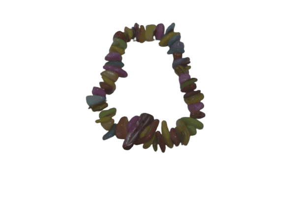 Colorful Gemstone Chip Bracelet - Natural Stone Jewelry view 5