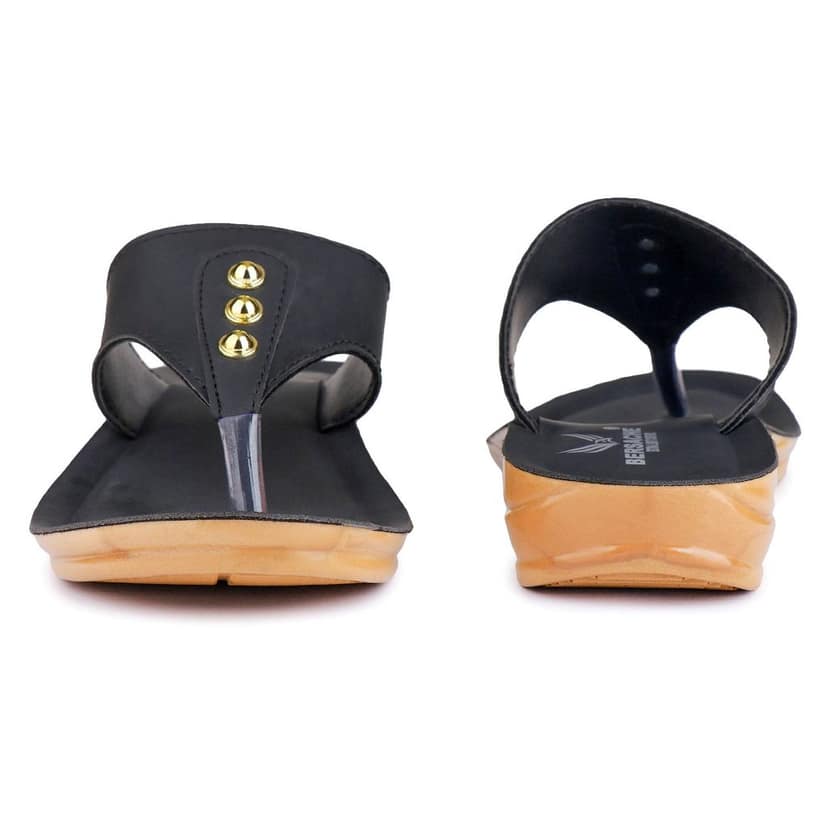 Bersache Extra Soft Classic Casual with Back Strap Regular wear with Ultra Soft & Flexibility Technology Slipper for Women's view 6