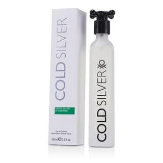 United Colors Of Benetton Cold Silver Eau de Toilette For Men 100ml – Fresh, Woody & Long-Lasting Masculine Fragrance