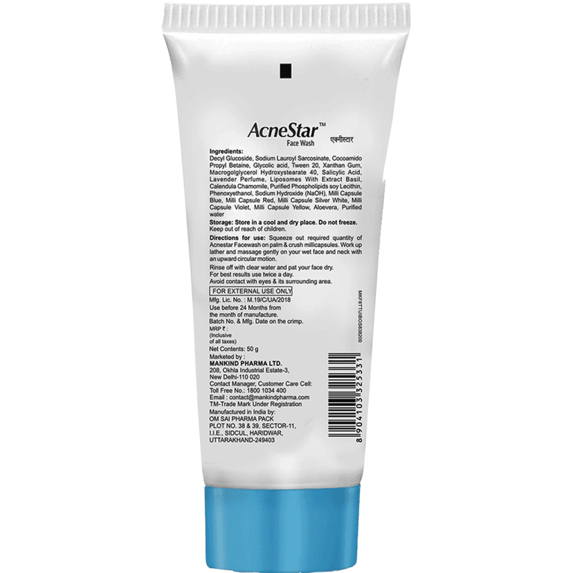 AcneStar Face Wash 50 Gms view 2