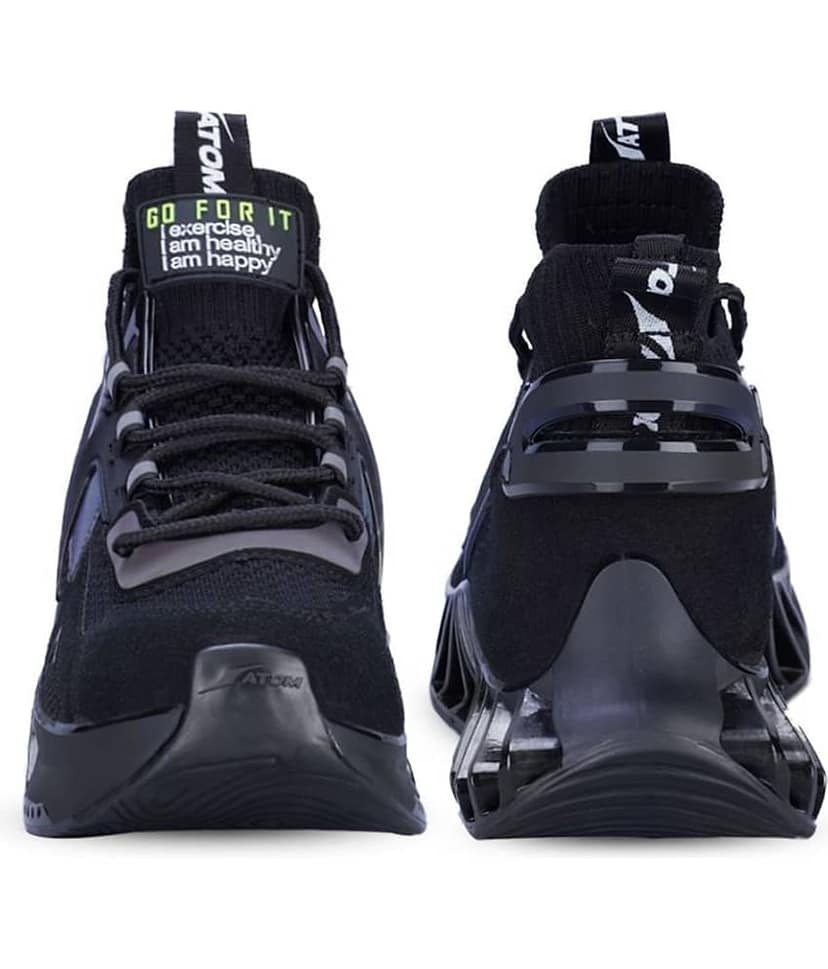 ATOM SpeedRider Black Men's Lifestyle Shoes view 5