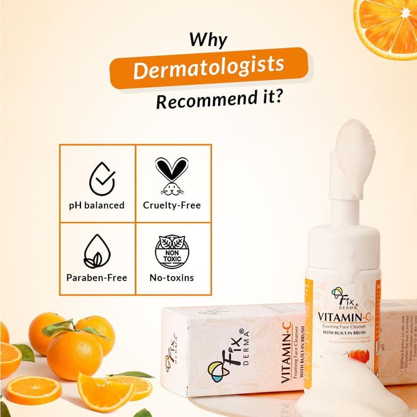 Fixderma Vitamin C Foaming Face Cleanser view 4