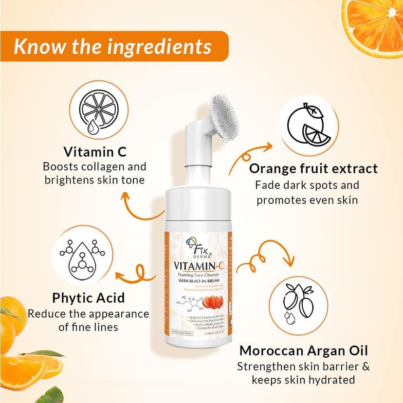 Fixderma Vitamin C Foaming Face Cleanser view 6