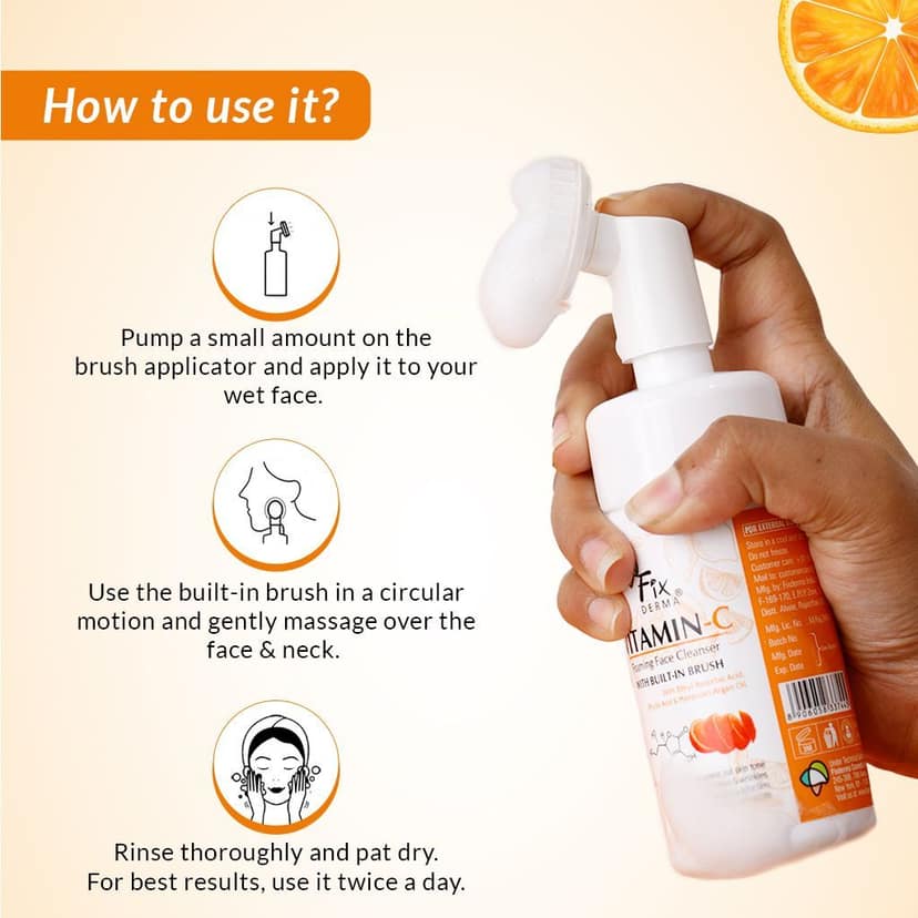 Fixderma Vitamin C Foaming Face Cleanser view 7