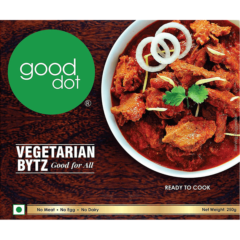 Good Dot Vegetarian Bytz, Plant-Based Mutton, 250 gm
