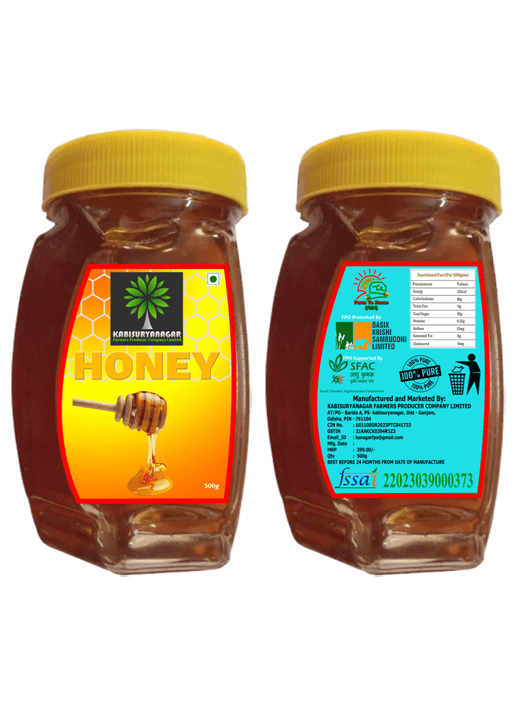 Pure Honey Jar 500g - Natural Sweetener view 3