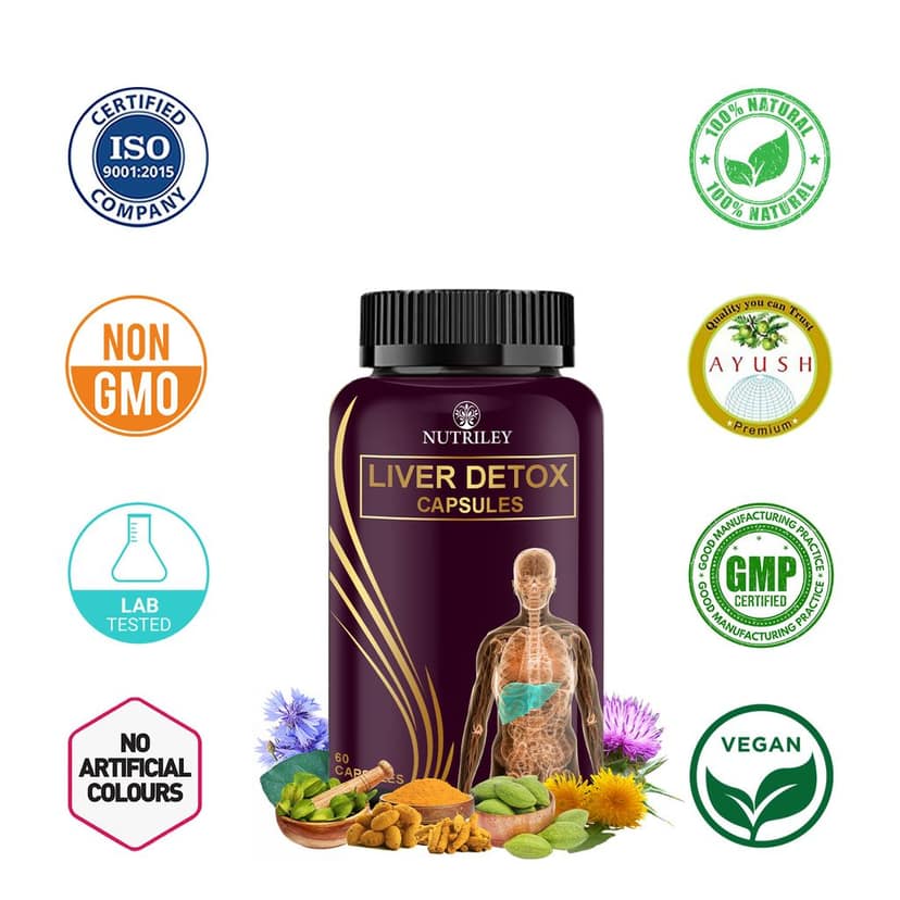 Nutriley Liver Detox Capsules for Liver Health (60 Capsules) view 4