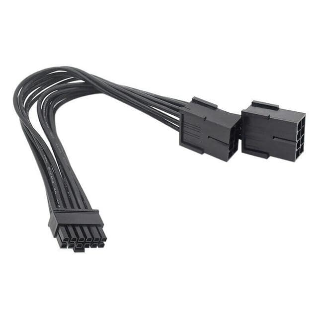 Micro Fit (3.0mm) 12 Pin GPU to Dual PCIe 8 Pin Power Cable (15cm) view 3