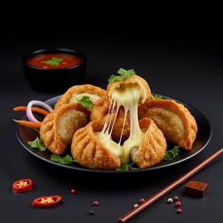 Cheese Fried Momos