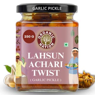 Foodsbay India Traditional Garlic Pickle | 250 g