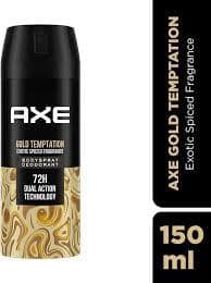 Axe Gold Temptation - Long Lasting Deodorant, Body Spray, For Men, 150 Ml