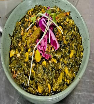 Bhutta methi nu saag