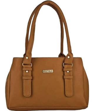 Fostelo - Tan PU Shoulder Bag