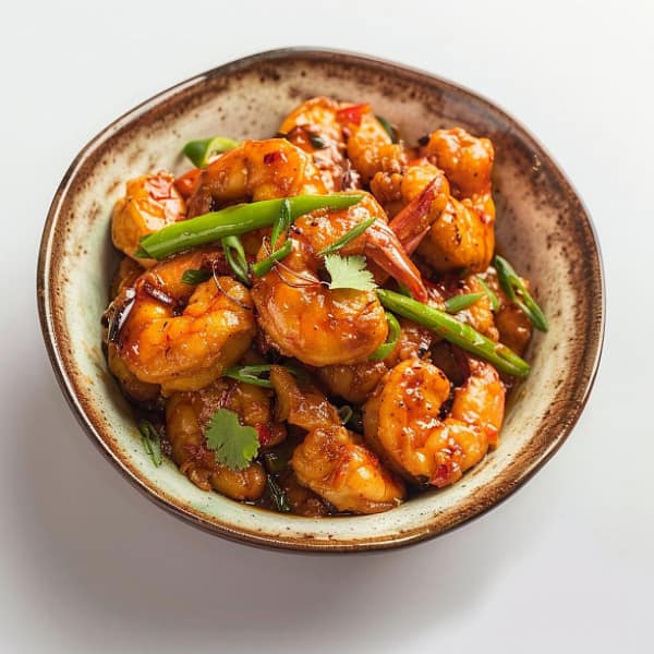 Calcutta classic prawn manchurian