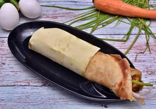 Egg chicken roll