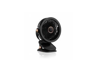 UNIX DF02 Portable LED Clip Fan - Black